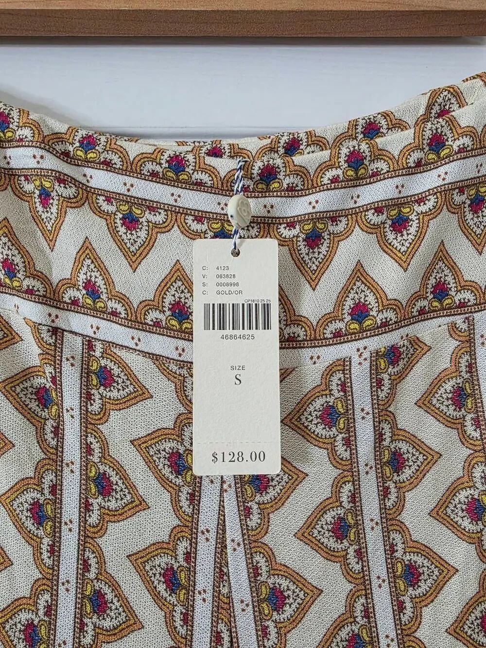 NWT Farm Rio Striped Wide-Leg Pants S - Picture 9 of 9